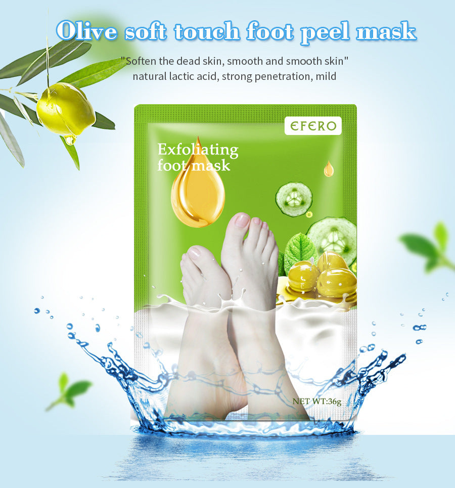Peeling-Fußmaske, Fuß-SPA, Pediküre-Socken, Entfernung abgestorbener Haut, Aufhellung der Fersen, Fußpeeling, Hautpflege gegen rissige Füße