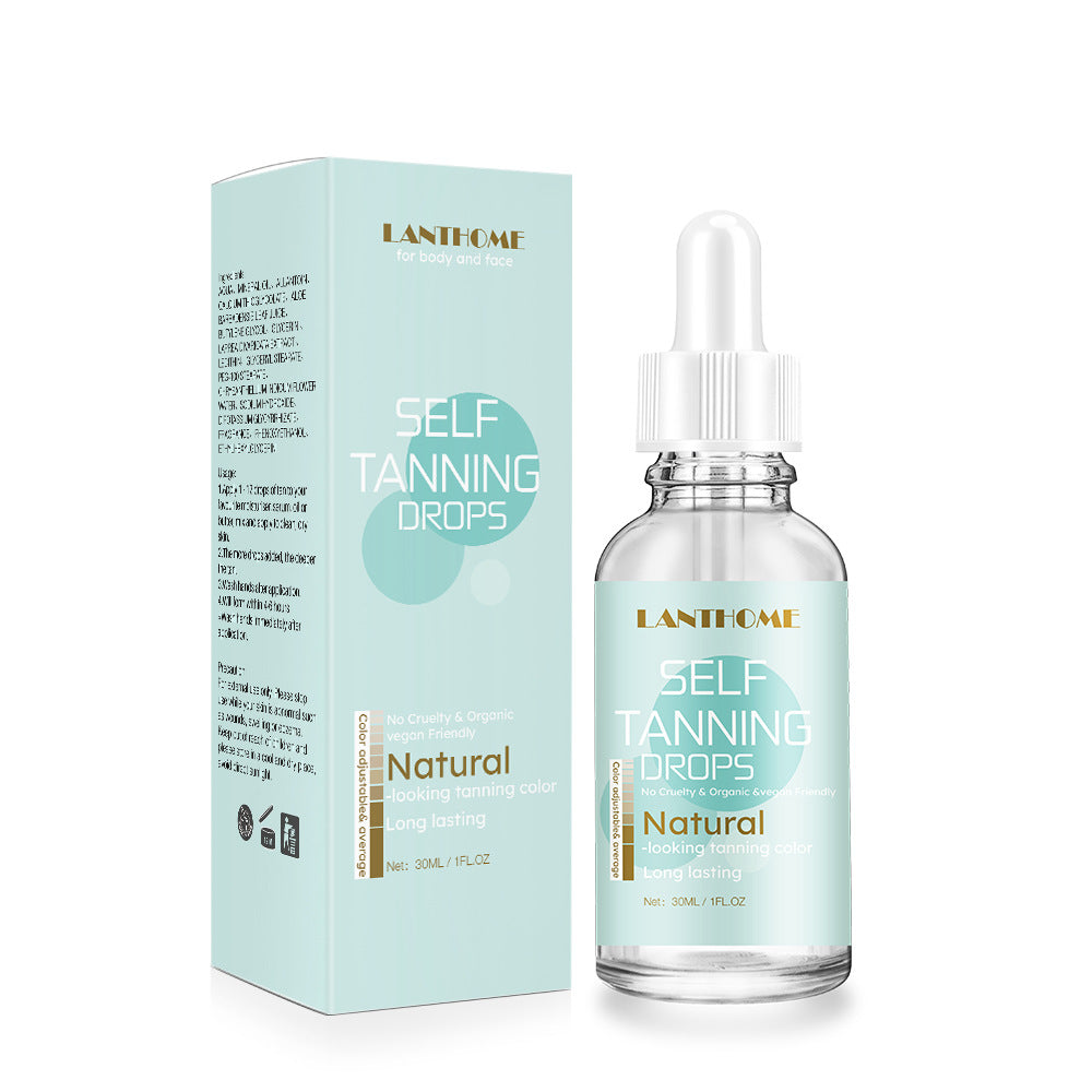 The Black Oil 30ml Sunless Wheat Color Body Lotion Nährende Feuchtigkeitsspendende Bräunungscreme