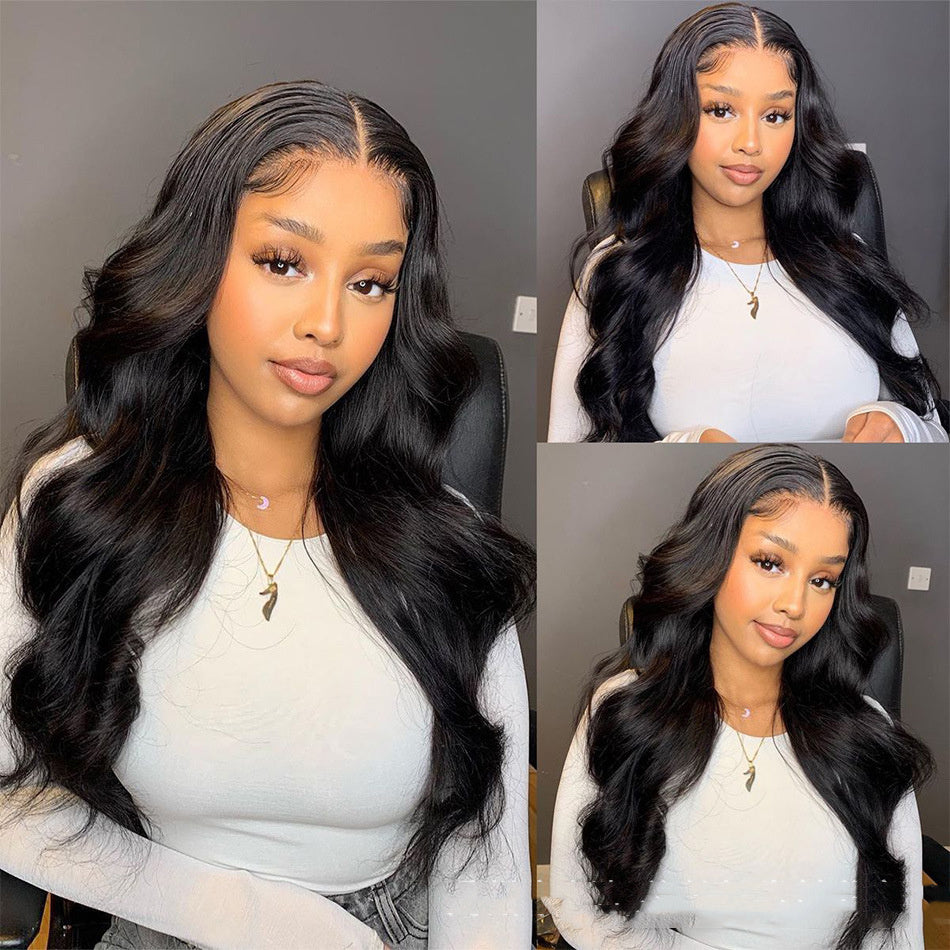 Body Wave Echthaar Lace Front Perücken