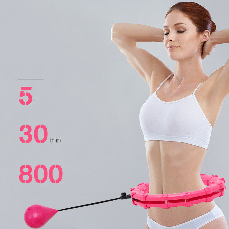 Fitness-Ring, verstellbar, Sport-Reifen, Bauchmuskeltraining, dünne Taille, abnehmbar, Massage-Fitness-Reifen, Fitnessstudio, Heimtraining, Gewichtsverlust