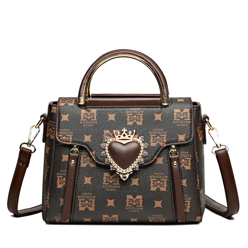 Neue All-Match-Print-Nischendesign-Handtasche, modische Mini-Umhängetasche für Damen