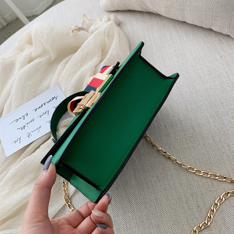 Modische Handtasche, neue trendige Schals, koreanische Version einer Umhängetasche, Umhängetasche mit Kette für Damen