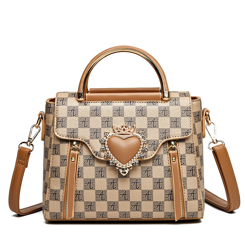 Neue All-Match-Print-Nischendesign-Handtasche, modische Mini-Umhängetasche für Damen