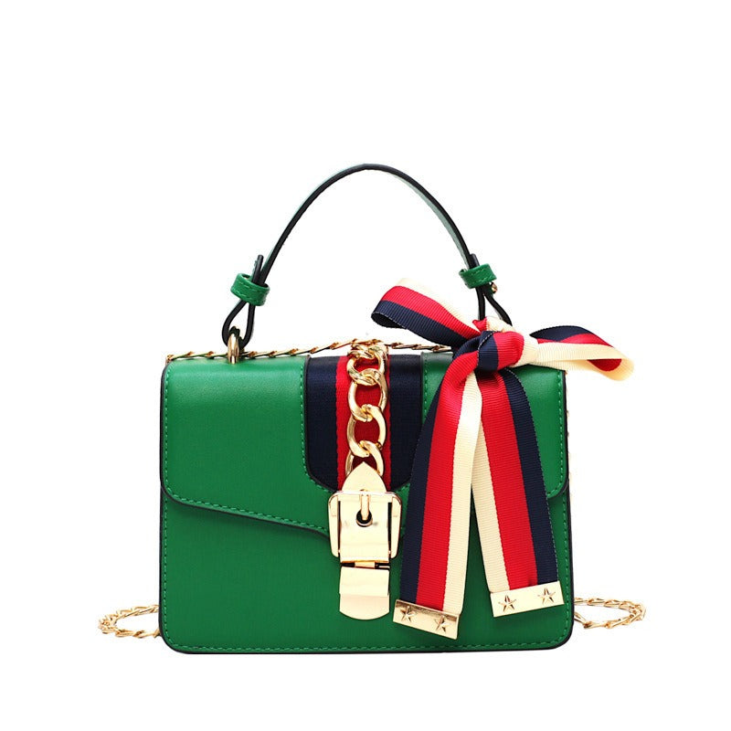 Modische Handtasche, neue trendige Schals, koreanische Version einer Umhängetasche, Umhängetasche mit Kette für Damen