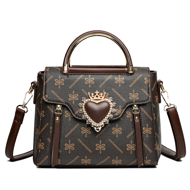 Neue All-Match-Print-Nischendesign-Handtasche, modische Mini-Umhängetasche für Damen