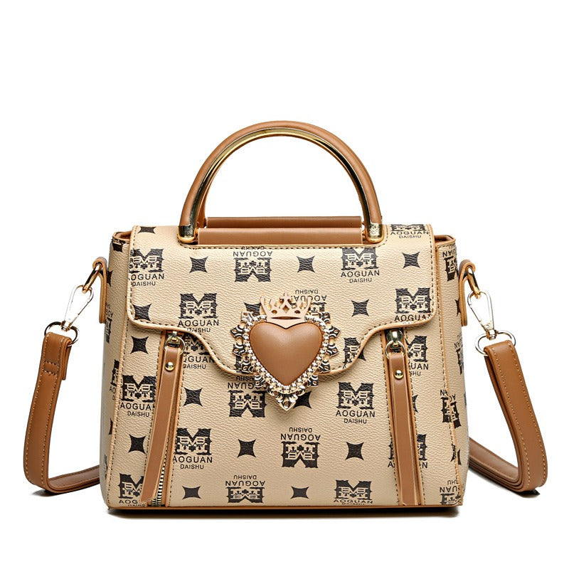 Neue All-Match-Print-Nischendesign-Handtasche, modische Mini-Umhängetasche für Damen