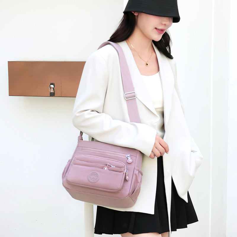 Crossbody Bag Lightweight And Large Capacity Nylon Shoulder Bag